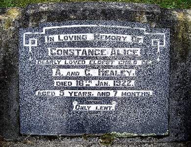 Connie Healey grave